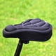 thumbnail image 1 of Funda de asiento de sillín de silicona para bicicleta Cojín de gel de sílice Cojín suave Negro, 1 of 6