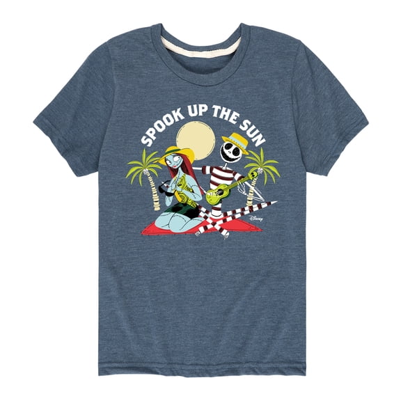 The Nightmare Before Christmas - Spook Up The Sun  - Toddler And Youth Short Sleeve Graphic T-Shirt