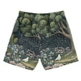 thumbnail image 7 of FORMRS Boys Swim Trunks Quick Dry Mesh Liner Boardshorts Sizes XS-XL, Green Forest Scene, 7 of 7