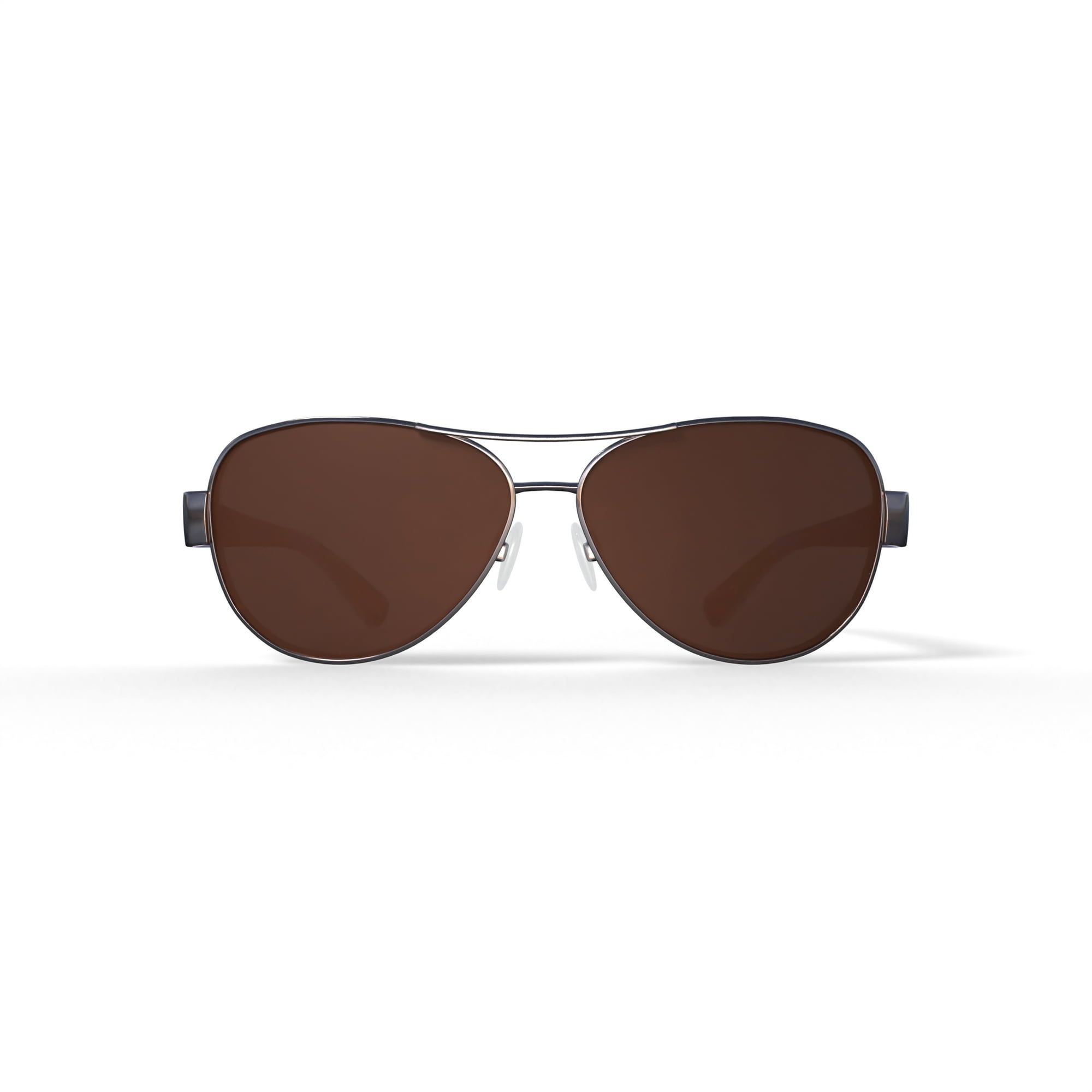 Hard Candy Womens Polarized Rx able Sunglasses Hs03P White 59-13-136 with Case