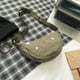 thumbnail image 3 of Bolso Hobo Sling para mujer bolso cruzado de nailon con bordado de dibujos animados bolso de media luna para mujer, 3 of 9