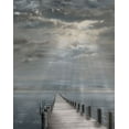 thumbnail image 2 of Fisch, Ellen 15x18 Gold Ornate Wood Framed with Double Matting Museum Art Print Titled - Storm Clearing,  Color, 2 of 4