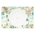thumbnail image 2 of Ryvnso Placemats Set of 4 Retro Sea Turtle Dining Mats Heat-Resistant Non-Slip Washable Table Mat, 2 of 8