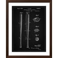 thumbnail image 2 of Art.com PP89-Vintage Black Vintage Baseball Bat 1939 Patent Poster Giclee Print by Cole Borders, Brown Frame Wall Art, 32" x 40", 2 of 4