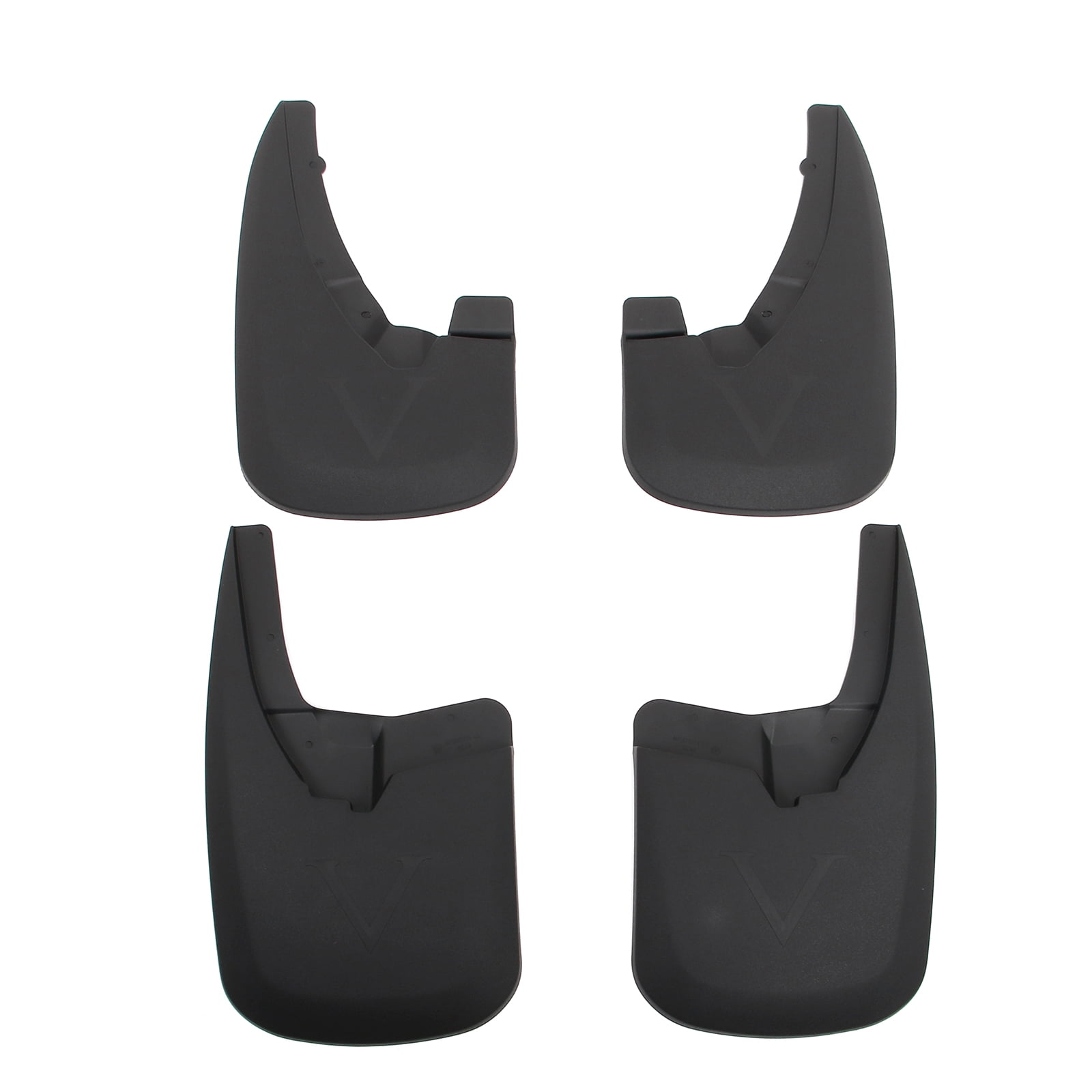 Ikon Motorsports Mud Flaps Splash Guards Fits 2009-2018 Dodge Ram 1500 2500 3500& 2019-2024 Ram 1500 Classic w/ OE Style Fender Flares, Textured Black PP Front & Rear Side Mudflaps Accessories 4PCS