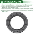 thumbnail image 7 of Unique Bargains Universal Oil Seal TC Double Lip W Steel Spring Seal Ring Rotary Shaft Seal High Pressure NBR Rubber Black 5 Pcs 30x47x10mm, 7 of 7