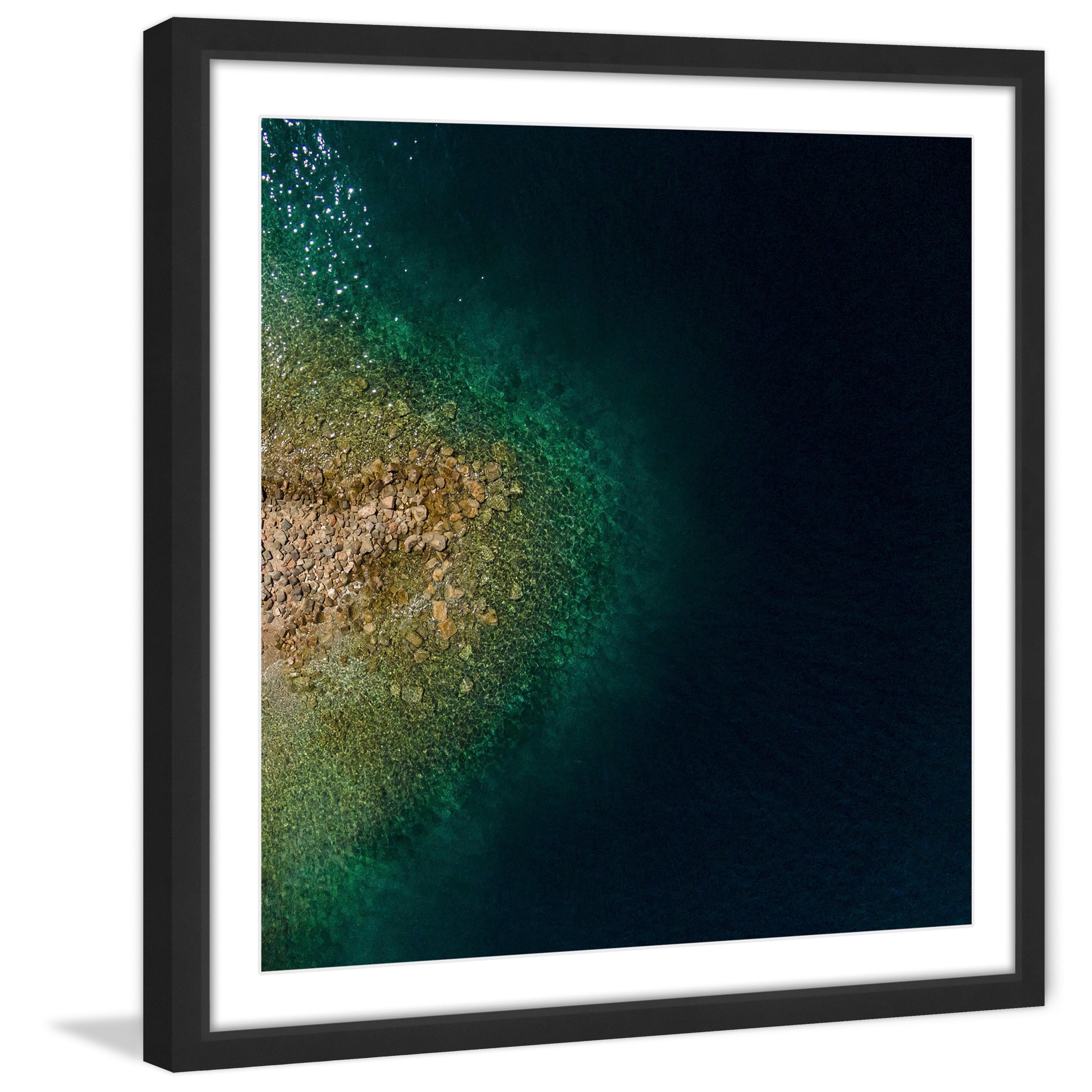 Marmont Hill - "Jutting Out" by Karolis Janulis Framed Painting Print