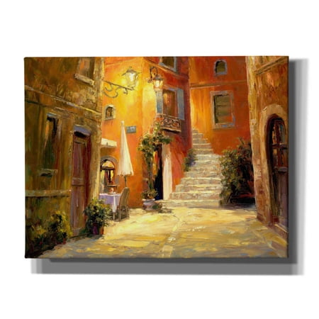 Epic Graffiti 'Lighted Alley' by Haixia Liu, Canvas Wall Art, 34"x26"