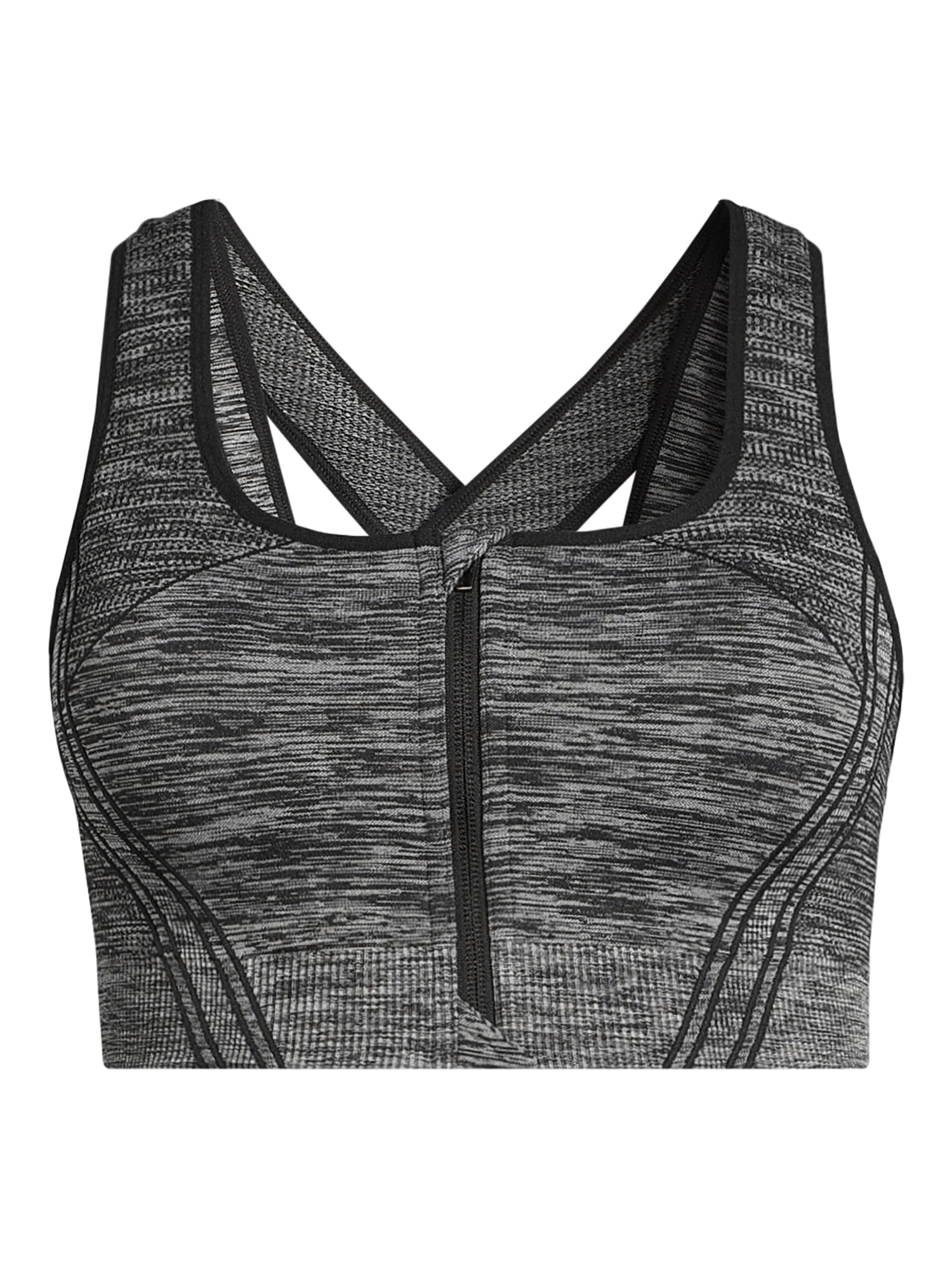 Avia Women's Medium Support Zip Front Sports Bra, Sizes S-XXXL
