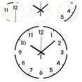 thumbnail image 6 of Esquirla Wall Clock Ornament Modern Creative Non Ticking Unique Simple Wall Art Decorative Clock for Bedroom Indoor Office Dining Room White, 6 of 8