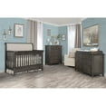 Evolur Signature Amsterdam 5In1 Convertible crib, Smokey Brushed Grey