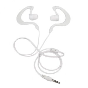 Milaget 2X 3.5mm Earhook Sport Waterproof Earphone Headphone for MP3 Player White