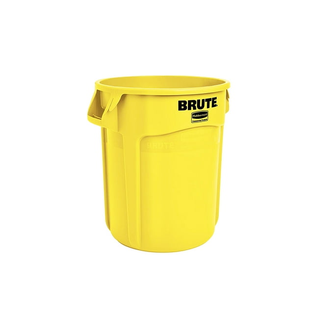 Contenedor Brute Rubbermaid Sin Tapa 75.7 Lt Amarillo