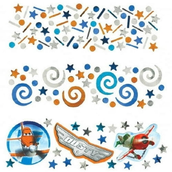 Amscan Various Blue Multicolor Confetti Value Pack (3 Types)