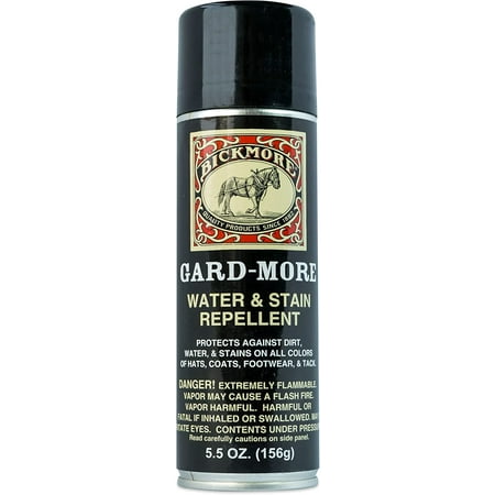 

Bickmore Gard-More Water & Stain Repellent 5.5oz- Leather Protector and Suede Protector Waterproofing Spray Guard for Boots Shoes Clothing Hats Jackets & More