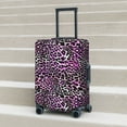 thumbnail image 5 of purple cool trendy Leopard print Luggage Cover, Suitcase Cover for Luggage Fits 18-32 Inch Luggage, Elastic Suitcase Protector(No Suitcase), 5 of 5