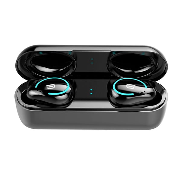 Bearachild Mini auriculares intrauditivos Bluetooth 5,0 impermeables auriculares manos libres inalámbricos 8D sonido estéreo auriculares deportivos Cables de audio/vídeo negro