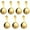 Gold, variant on Topboutique Short Handle Spoon 7 Pcs Stainless Steel Spoon Dessert Spoon Mini Salt Spoons Cute Coffee Scoop Cake Scoop Small Round Spoons for Tea Condiments Sugar Kitchen Tools,Silver