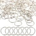thumbnail image 1 of HLONK60Pcs Metal Binder Rings Loose Leaf Binder Rings DIY Binder Rings Reusable Binder Rings, 1 of 7