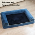 thumbnail image 4 of Eoperou Orthopedic Dog Bed Large Washable - Dog Sofa Bed Soft Bolster Dog Nest Cotton Filling Warm Pet Couch Sofa for Medium Large Dogs, 4 of 8