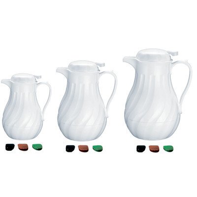 - Update International Swirl Push-Button Top High Impact Plastic Coffee Carafe White, 42 oz. | 1/Each