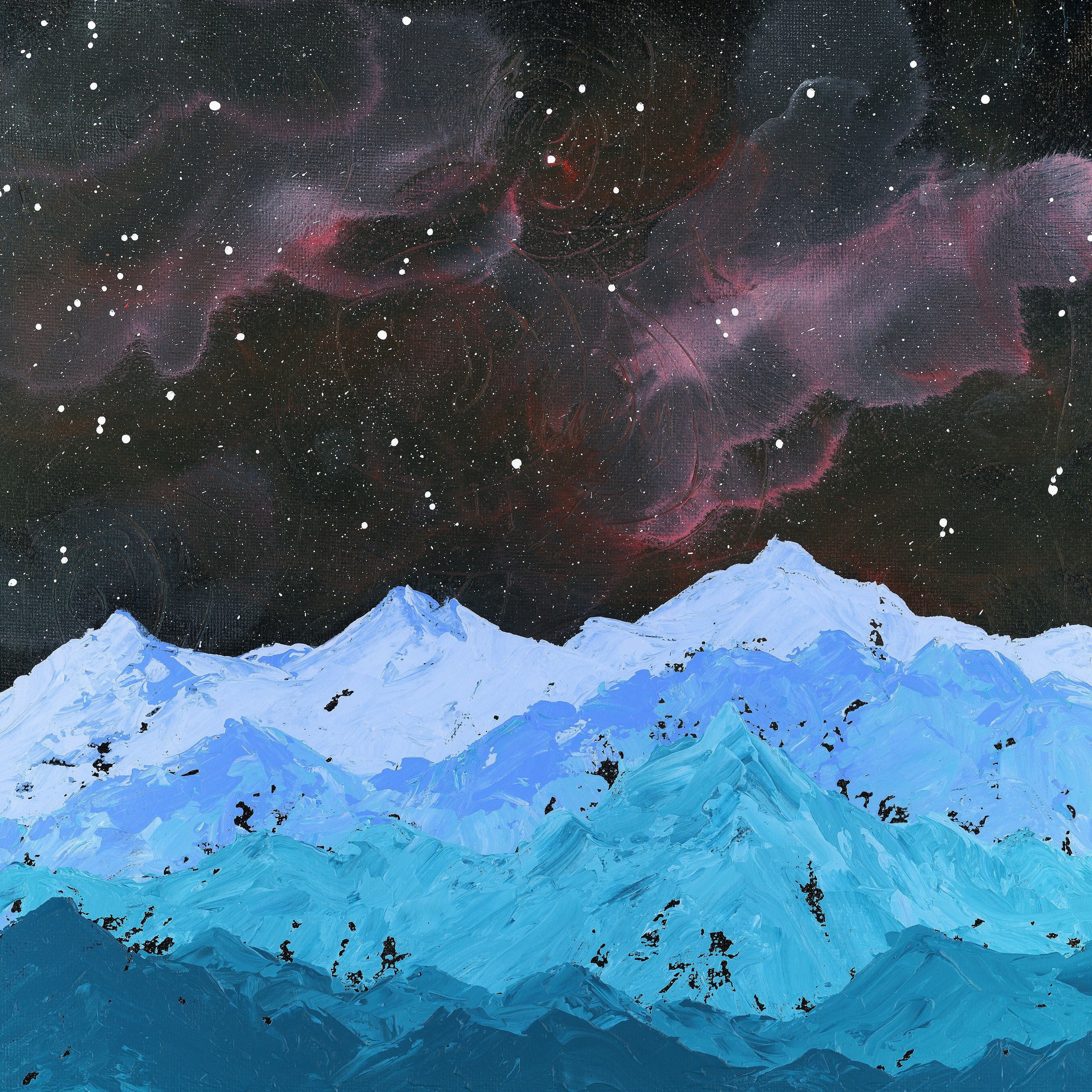 "Northern Lights" Painting Print on Wrapped Canvas