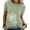 Light Green, variant on Graphic Tees for Women Floral Print Short Sleeve T Shirt Top for Everyday Casual Wear Women’s Round Neck Tee Purple XL