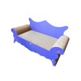 thumbnail image 4 of Sofá cama rascador para gatos Salvador Violeta, 4 of 10