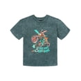 thumbnail image 2 of GOAT The Movie French Terry Drop Shoulder T-Shirt and Shorts Outfit Set Toddler to Big Kid, 2 of 5