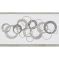 thumbnail image 3 of Authentic Hotel and Spa  Turkish Cotton Circles Embroidered Light Grey 2-piece Bath Towel Set, 3 of 3