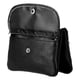 thumbnail image 4 of Monedero compacto de piel de vaca con tarjetero y llavero con cremallera para mujeres y hombres, 4 of 8