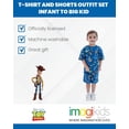 thumbnail image 2 of Disney Toy Story Toddler Boys' 2-Piece T-Shirt and Shorts Set Teal Buzz Woody, 2 of 6