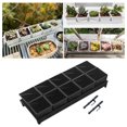 thumbnail image 4 of Macetas y bandeja Maceta de plántulas suculentas con orificio de drenaje Macetas de cactus Macetas de bonsái Cajas de ventana cuadradas para alféizar 10 macetas negras DYNWAVEMX macetas suculentas, 4 of 7