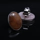 thumbnail image 2 of Guardurnaity Anillo ovalado de cristal de piedra Joyería elegante y ajustable para damas Anillo eterno para mujer negro Type3 NO3, 2 of 6