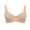 Beige, variant on IQOGKRN Women's Underwire Bra Seamless Unpadded Support Bra with Wide Straps for Lift Comfortable Bra Beige L