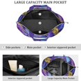 thumbnail image 3 of 22 Inch Oversized Travel Bag Lightweight Canvas Weekender Duffel with Multi Pockets, Animal Print, 3 of 5