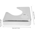 thumbnail image 5 of Qucyy Table de Billard Coins Chromés Accessoire de Coin de Table Plaque d'Angle Accessoire Garde de Coin de Table de Billard, 5 of 5