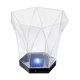 thumbnail image 2 of Cubo de hielo de vino LED brillante 5L alimentado por batería por 2 pilas AA accesorios de plástico de de almacenamiento para botella de champán, 2 of 8