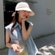 thumbnail image 4 of Sombrero de circunferencia de 55-58cm para mujer, protector solar de verano, sombrero de pescador, sombrilla fina, gorra antiultravioleta, sombrero para el sol, 4 of 6