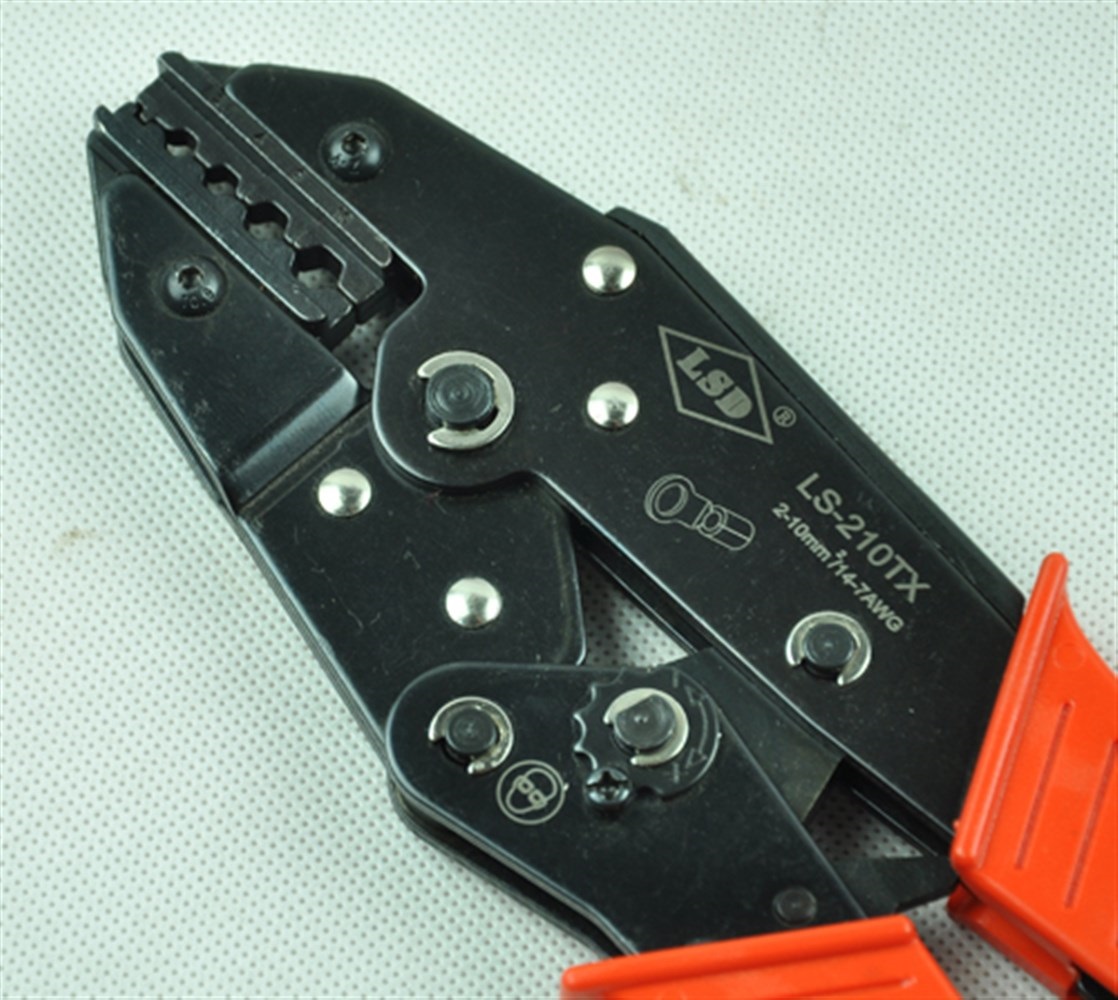 Crimping Pliers for 2-10mm² Hexagon Type Ratchet Non-insulated Terminal Crimping Tool ,Durability That Lasts