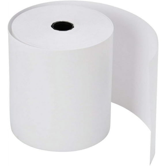 3-1/8" (80mm) X 230' (3"dia.) Cash Register Thermal Paper Case of 50 Rolls POS