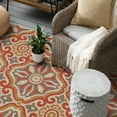 thumbnail image 4 of Mohawk Home Positano Outdoor Area Rug, Rust, 8' x 10', 4 of 9
