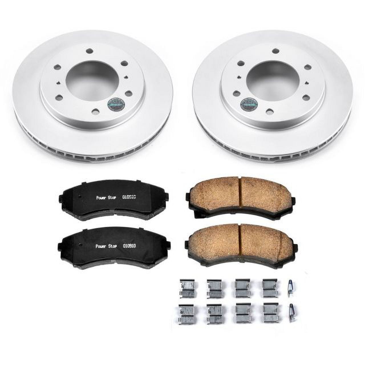 PowerStop Front Geomet Coated Brake Rotor and Pad Kit Fits: MITSUBISHI Select Models CRK148