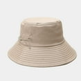 thumbnail image 4 of CoCopeaunts Large Buckets Hat Women Big-Brimmed Unisex Pure Color Fisherman Hat Big Head Basin Hat for Mens Outdoor Sunscreen, 4 of 8