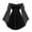 Black, variant on QTISFD Renaissance Fairy Dress for Women Vintage Medieval Costume Dress Chiffon Off Shoulder Long Bell Sleeve Lace Up Gothic Court Short Dress