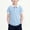 Light Blue, variant on Boys & Girls Color Block Polo Shirt, Kids Short Sleeve Cotton Blend School Uniform Tee, Summer Casual Collared Top White