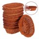 thumbnail image 2 of ColoMX 10 cestas de comida: cestas pequeñas de ratán para aperitivos, soportes ovalados para pan y cocina, recipientes tejidos para frutas, galletas y pan., 2 of 8