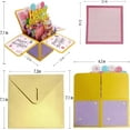 thumbnail image 6 of Rechale 3D Pop-Up Surprise Birthday Card with Gift Box - Unique Interactive Greeting Card for Family & Friends, Creative Memorable Celebration Gift (Happy Birthday), 6 of 8