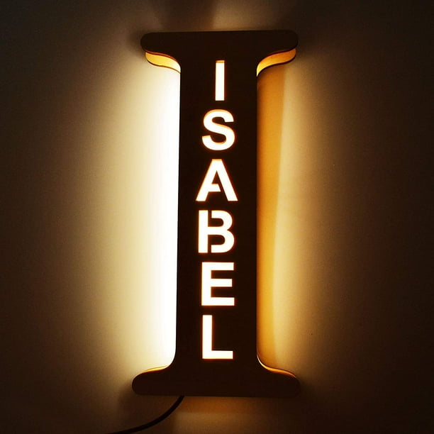 Wooden engraved wall light deals