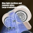 thumbnail image 4 of OEFNTAC Rechargeable Electric Lint Remover and Fabric Shaver Clothing Shaver with Blue Light Cleaning and Built-In Sticky Roller electric lint remover fabric shaver rechargeable, 4 of 6